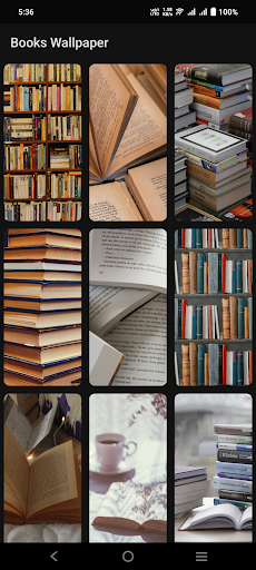 Android application Books Wallpaper screenshort