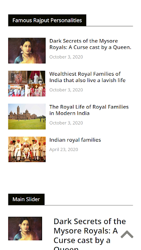 Android application India Royal Families screenshort