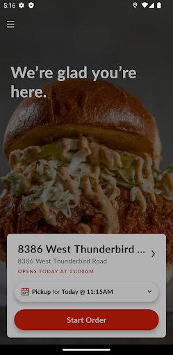 Android application Twist Hot Chicken screenshort