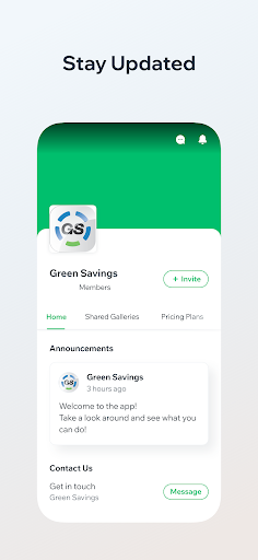 Green Savings Screen 2