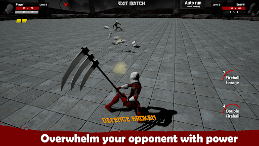 Android application Running blade: Action-level up screenshort