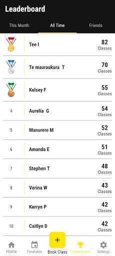 Profiles Gym Screen 3