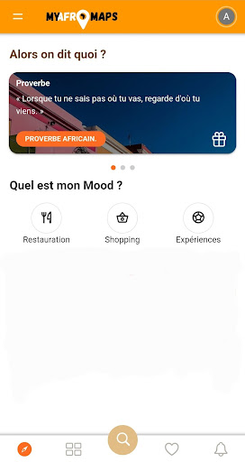 Android application My Afro Maps screenshort