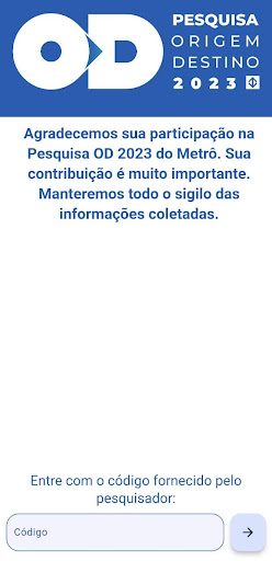 Android application OD Mobi - Metrô/SP screenshort