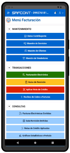 SAFCONT Facturación DTCOMPU