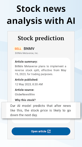 MarketGPT: AI stock picks Screen 2