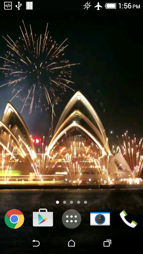 Sydney Firework Live Wallpaper Screen 2