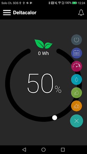 Android application Deltacalor Electric+ screenshort