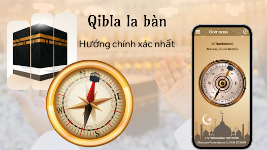 La Bàn Qibla: Qibla Hướng - Ứng Dụng Trên Google Play