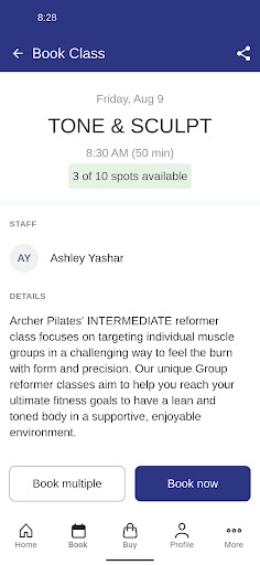 Archer Pilates Screen 3