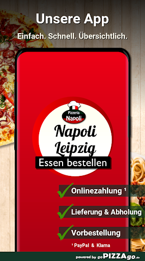 Android application Pizzeria Napoli Leipzig screenshort