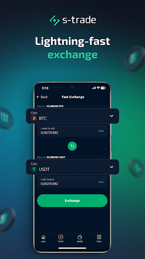 S-Trade Buy and Sell Crypto