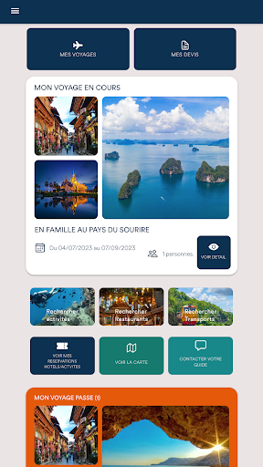 Android application ODASIE+ screenshort