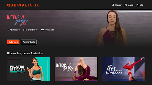 Android application Queima Diária TV screenshort