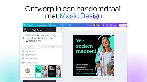 Canva: ontwerp, foto en video