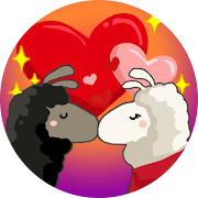 Valentine Love stickers for WhatsApp Messenger