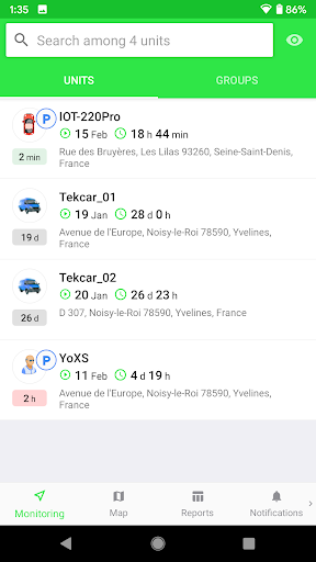 Android application MySmartObjectPro screenshort