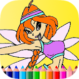 Coloring Book of Winx Fairy icon