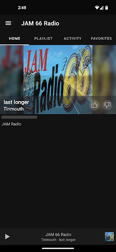 Android application JAM 66 Radio screenshort
