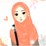 Cover Image of Download Hijab Cartoon Muslimah Images  APK