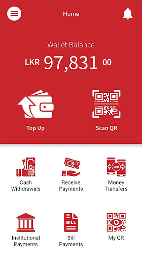 Android application eZ Cash Merchant App screenshort