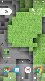 Cube Terrain 3D Live Wallpaper Screenshot