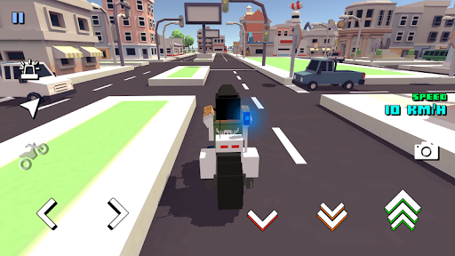 Blocky Moto Racing: motosiklet ekran görüntüsü