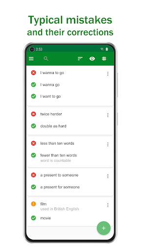 Phrasebook Screen 2
