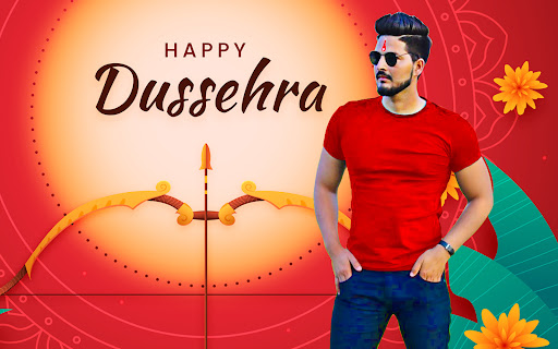 Dussehra photo editor frames