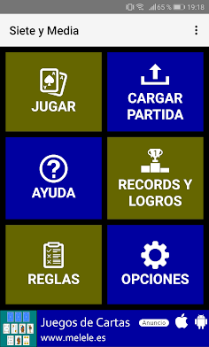 Siete y Media - Screenshot 1