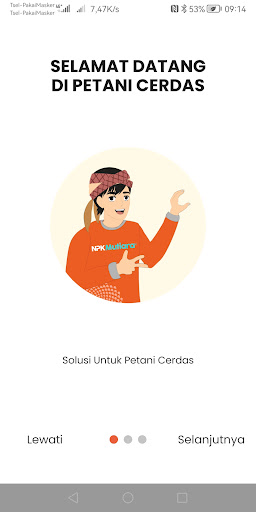 Android application Petani Cerdas screenshort