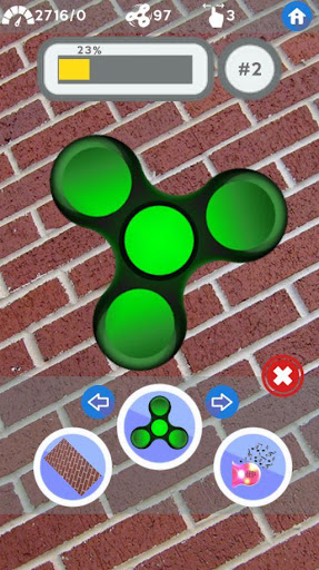 Android application Hand Spinner Simulator screenshort