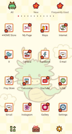 Dragons NewYear Theme Screen 3