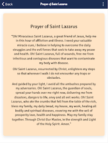 Captura 9 Prayer of Saint Lazarus android