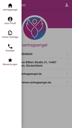Android application vertragsengel screenshort