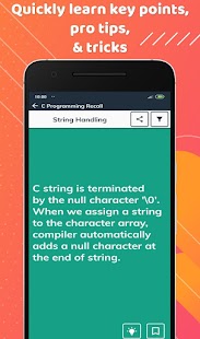 C Programming Recall Screenshot