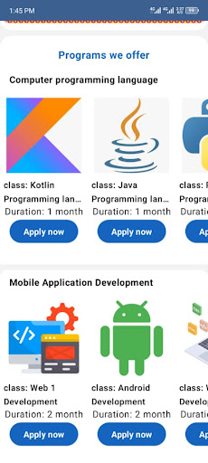Android application Ellipkom screenshort