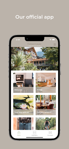 Android application Hotel Felbermayer screenshort