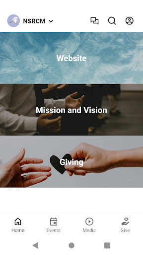 Android application New Solid Rock Church Min. screenshort