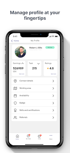 Buddy Workforce - Work & Earn Screen 2