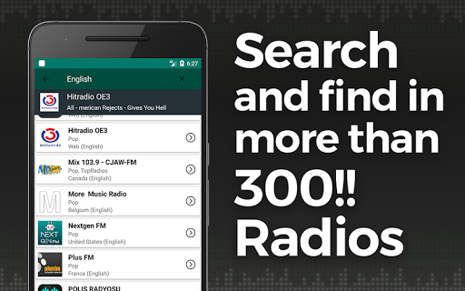 Pop Music Radio Screen 2