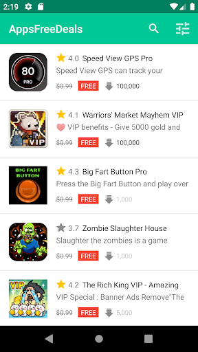 AppsFreeDeals - Temporary free apps and games