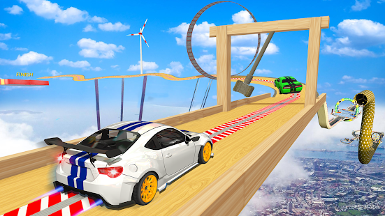 3D Ramp Car Stunt Racing Games Screenshot