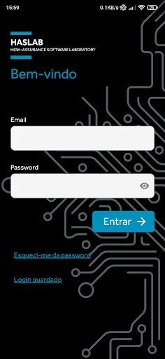 Android application INESC TEC SmartKey screenshort