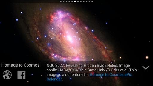 Android application Homage to Cosmos screenshort