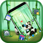 Cover Image of Download Bamboo Panda Emoji Theme 1.5 APK
