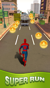 Spider Hero Man Endless Subway