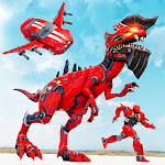 Cover Image of Télécharger Jeux de robots de guerre Dino Robot Car 1.4 APK