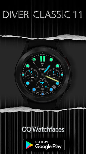 Diver 11 Black For WEAR OS 3+ Screen 2