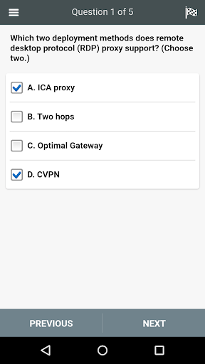 1Y0-230 All-in-One Exam Screen 2